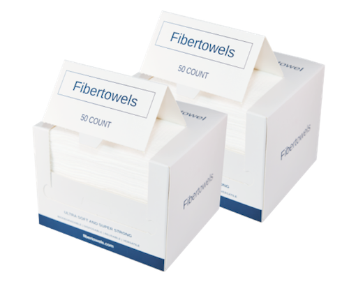 Fibertowels Dispoable Face towel 100 count